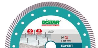 Диск 230 по бетону Distar Turbo Expert: область применения