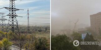 Кривой Рог накрыла пылевая буря, жителям советуют закрыться и не выходить на улицу. Фото