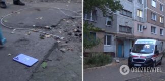 На Донбассе мужчина украл у женщины смартфон и выпрыгнул с 8-го этажа