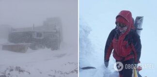 В Карпатах спасли иностранного туриста, попавшего в снежную ловушку. Фото