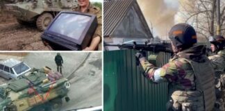 Российских военных преступников застукали в момент «штурма» украинского магазина