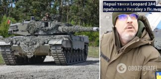 »Где здесь дорога на Москву?»: Резников протестировал польский танк Leopard 2. Видео