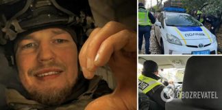 В Днепре полицейские задержали военного из-за усталого вида: видео