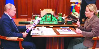 Владимир Путин обсудил с Ольгой Любимовой культуру новых территорий