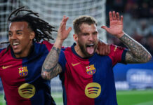 Барселона и Атлетико забили восемь голов в первом матче полуфинала Кубка Испании