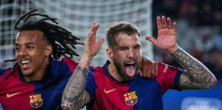 Барселона и Атлетико забили восемь голов в первом матче полуфинала Кубка Испании