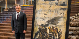 В Музее Победы презентовали картину о джаз-оркестре на войне