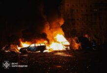 Российские дроны атаковали Харьков – горит 9-этажка, более 30 пострадавших