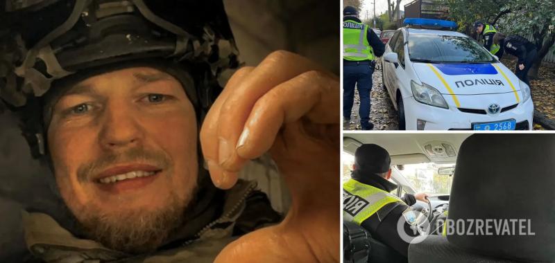 В Днепре полицейские задержали военного из-за усталого вида: видео
