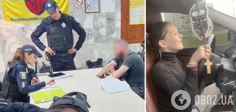 Во Львове мужчина посадил 9-летнюю дочь за руль и хвастался видео в сети: его нашла полиция